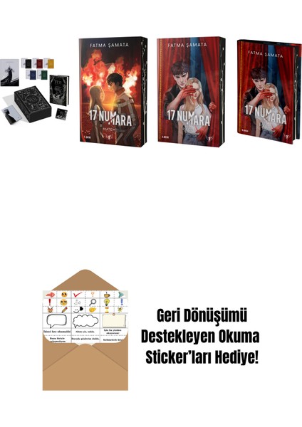 Fatma Şamata 4 Kitap Set + Okuma Sticker'ları