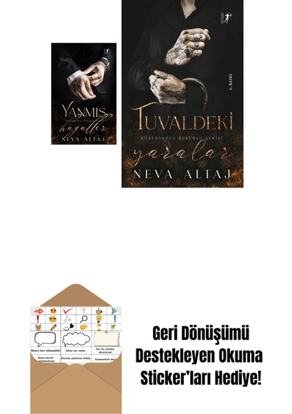 Yanmış Hayaller + Tuvaldeki Yaralar + Okuma Sticker'ları