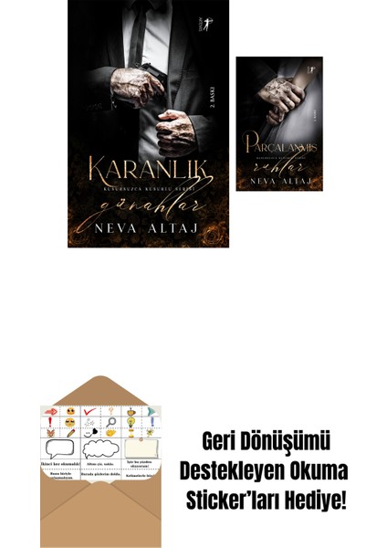 Karanlık Günahlar + Parçalanmış Ruhlar + Okuma Sticker'ları