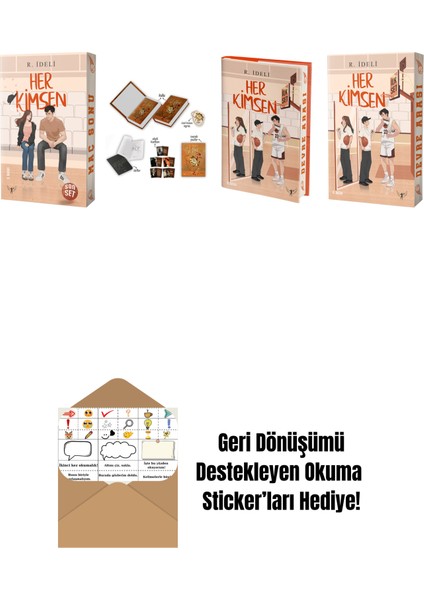 R. Ideli 4 Kitap Set + Okuma Sticker'ları