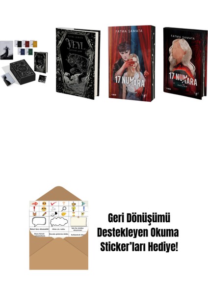 Fatma Şamata 4 Kitap Set + Okuma Sticker'ları