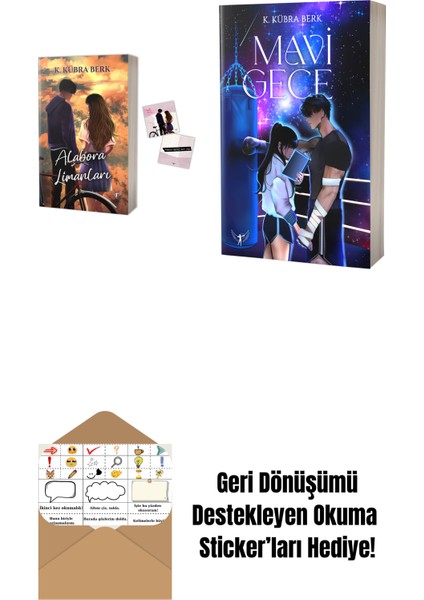 Alabora Limanları 1 + Mavi Gece + Okuma Sticker'ları