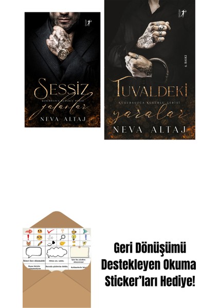 Sessiz Yalanlar + Tuvaldeki Yaralar + Okuma Sticker'ları