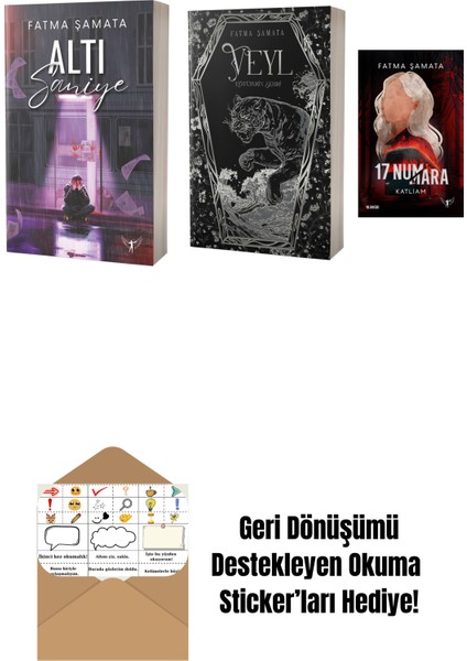 Fatma Şamata 3 Kitap Set + Okuma Sticker'ları