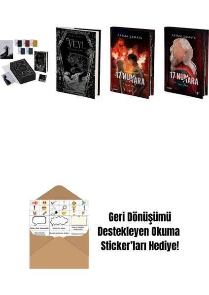 Fatma Şamata 4 Kitap Set + Okuma Sticker'ları