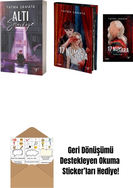 Fatma Şamata 3 Kitap Set + Okuma Sticker'ları
