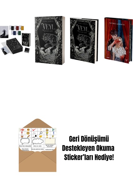 Fatma Şamata 4 Kitap Set + Okuma Sticker'ları