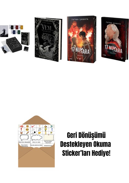 Fatma Şamata 4 Kitap Set + Okuma Sticker'ları