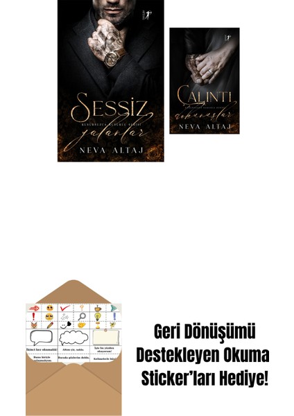 Sessiz Yalanlar + Çalıntı Dokunuşlar + Okuma Sticker'ları
