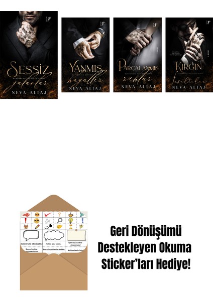 Neva Altaj 4 Kitap Set + Okuma Sticker'ları