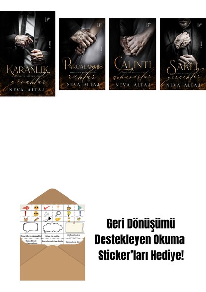 Neva Altaj 4 Kitap Set + Okuma Sticker'ları