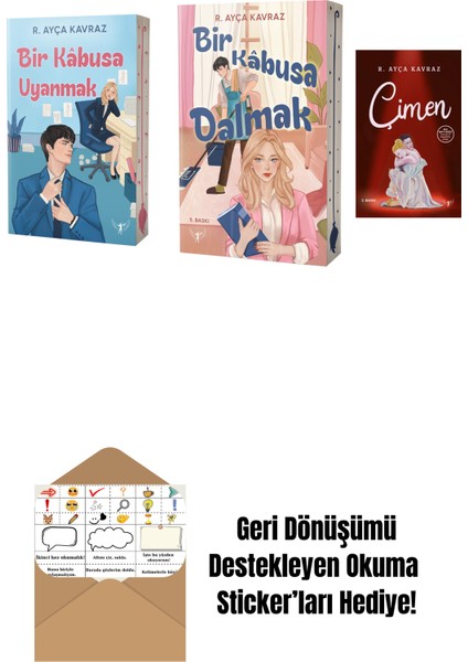 R. Ayça Kavraz 3 Kitap Set + Okuma Sticker'ları