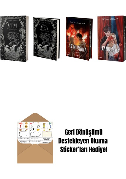 Fatma Şamata 4 Kitap Set + Okuma Sticker'ları