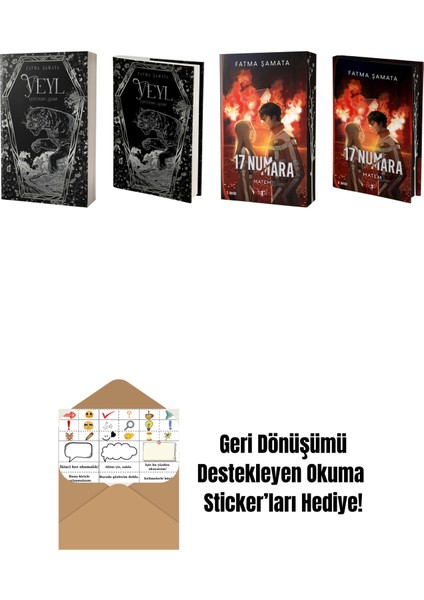 Fatma Şamata 4 Kitap Set + Okuma Sticker'ları