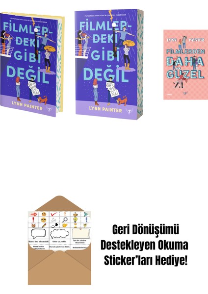 Lynn Painter 3 Kitap Set + Okuma Sticker'ları