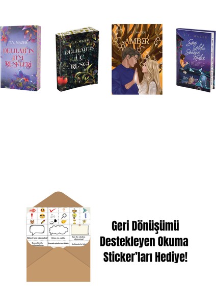 T. Y. Mazer 4 Kitap Set + Okuma Sticker'ları