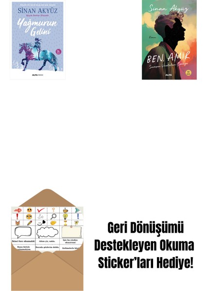 Yağmurun Gelini + Ben Amir + Okuma Sticker'ları