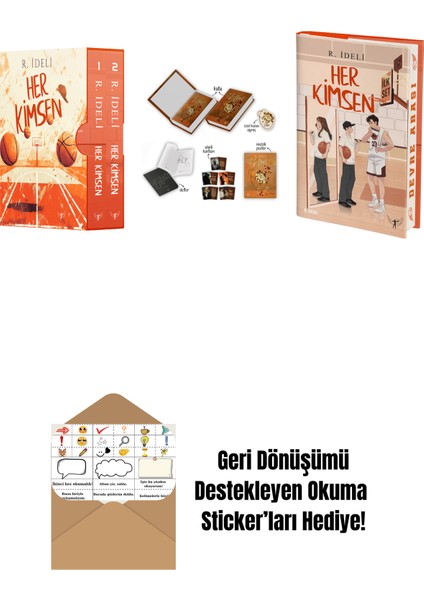 R. Ideli 3 Kitap Set + Okuma Sticker'ları