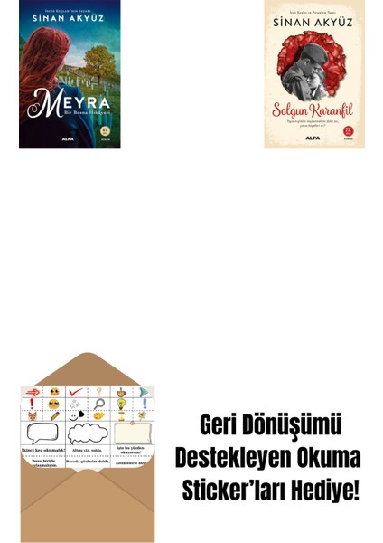 Meyra - Bir Bosna Hikayesi + Solgun Karanfil + Okuma Sticker'ları