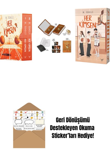 R. Ideli 3 Kitap Set + Okuma Sticker'ları