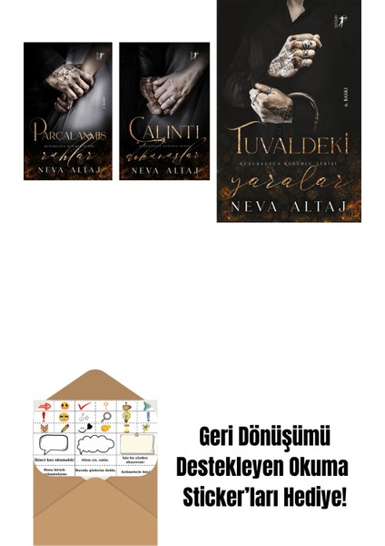 Neva Altaj 3 Kitap Set + Okuma Sticker'ları