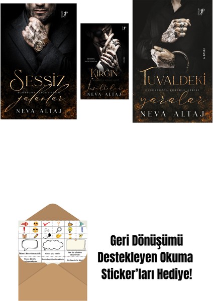 Neva Altaj 3 Kitap Set + Okuma Sticker'ları