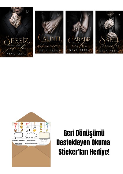 Neva Altaj 4 Kitap Set + Okuma Sticker'ları