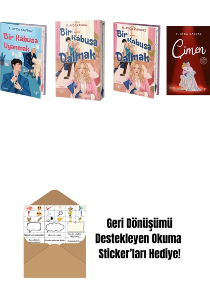 R. Ayça Kavraz 4 Kitap Set + Okuma Sticker'ları