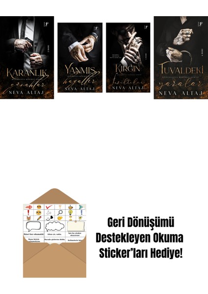 Neva Altaj 4 Kitap Set + Okuma Sticker'ları