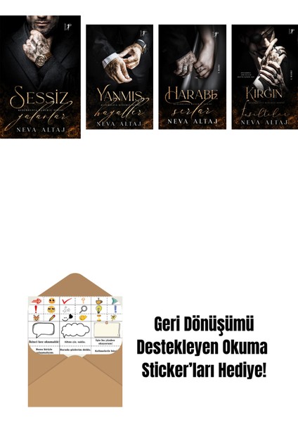Neva Altaj 4 Kitap Set + Okuma Sticker'ları