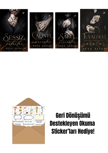 Neva Altaj 4 Kitap Set + Okuma Sticker'ları