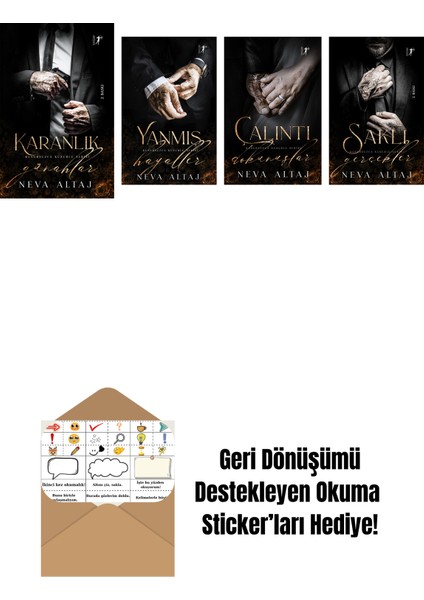 Neva Altaj 4 Kitap Set + Okuma Sticker'ları