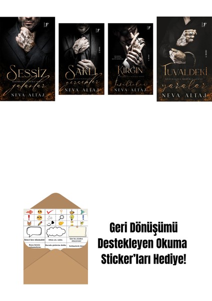 Neva Altaj 4 Kitap Set + Okuma Sticker'ları