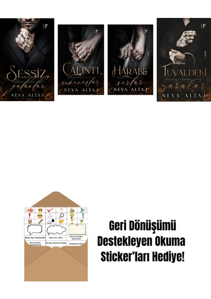 Neva Altaj 4 Kitap Set + Okuma Sticker'ları