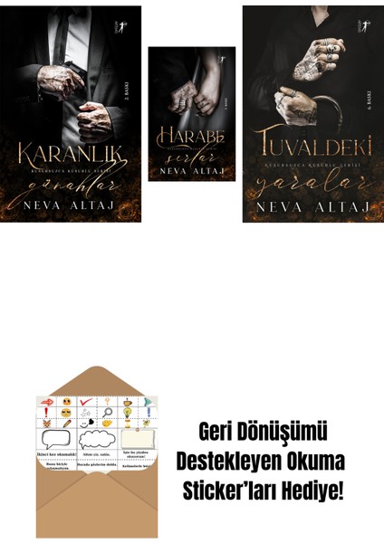 Neva Altaj 3 Kitap Set + Okuma Sticker'ları