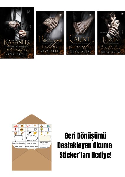Neva Altaj 4 Kitap Set + Okuma Sticker'ları