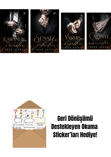 Neva Altaj 4 Kitap Set + Okuma Sticker'ları