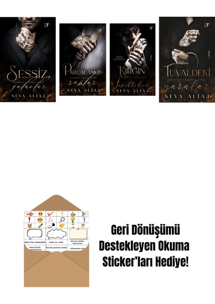 Neva Altaj 4 Kitap Set + Okuma Sticker'ları
