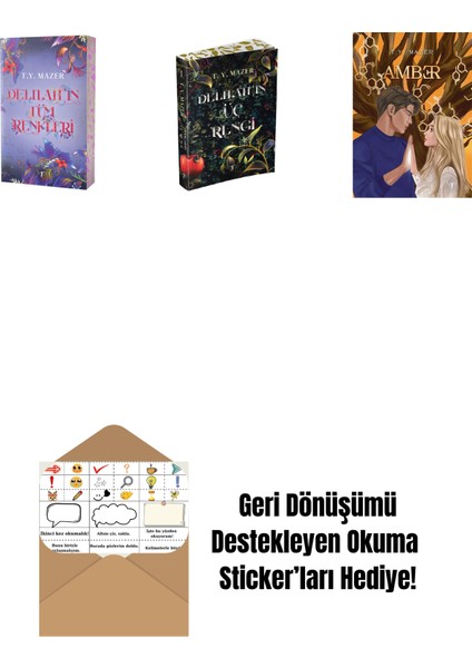 T. Y. Mazer 3 Kitap Set + Okuma Sticker'ları