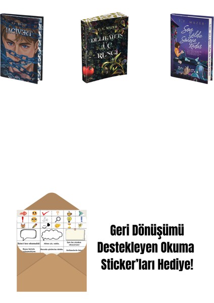 T. Y. Mazer 3 Kitap Set + Okuma Sticker'ları