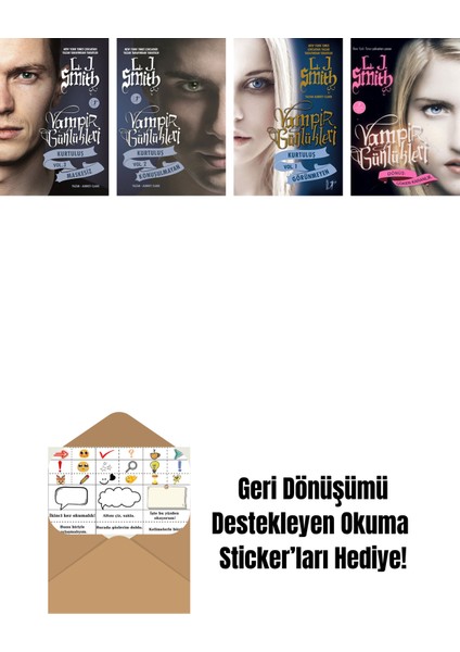 L. J. Smith 4 Kitap Set + Okuma Sticker'ları