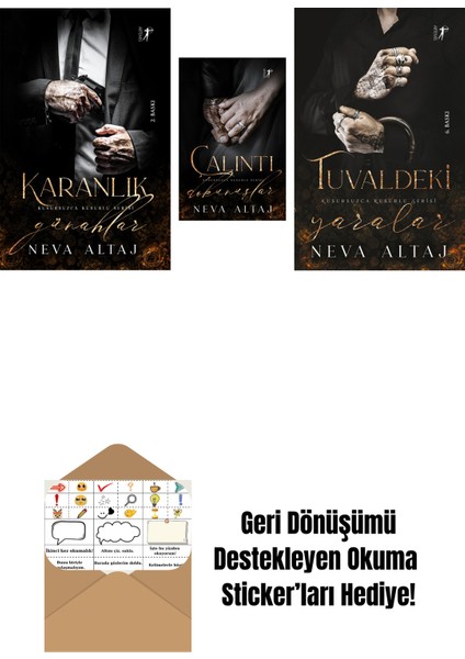 Neva Altaj 3 Kitap Set + Okuma Sticker'ları