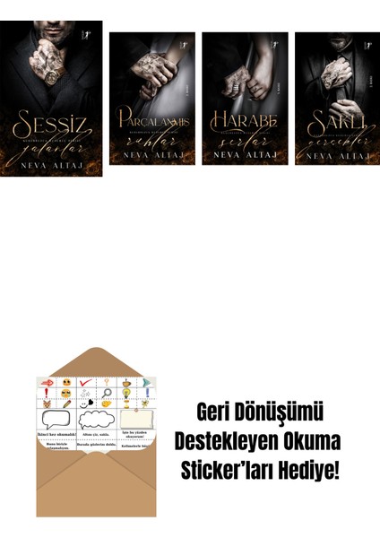 Neva Altaj 4 Kitap Set + Okuma Sticker'ları