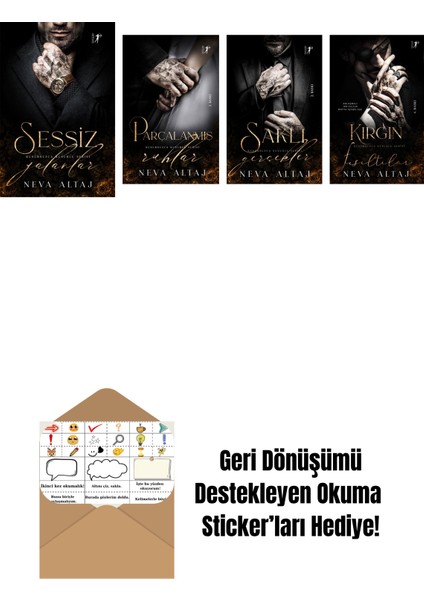 Neva Altaj 4 Kitap Set + Okuma Sticker'ları