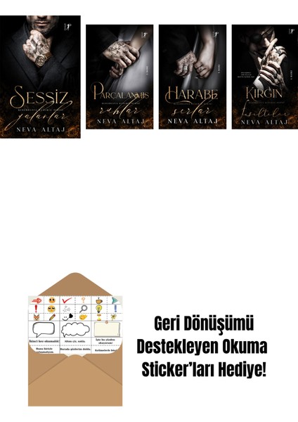 Neva Altaj 4 Kitap Set + Okuma Sticker'ları