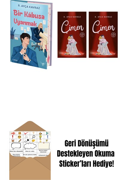 R. Ayça Kavraz 3 Kitap Set + Okuma Sticker'ları
