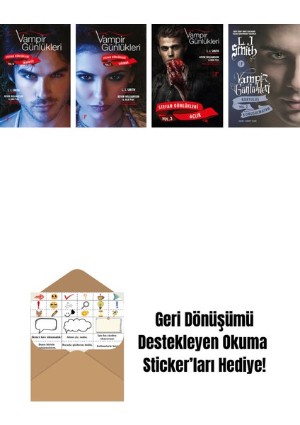 L. J. Smith 4 Kitap Set + Okuma Sticker'ları