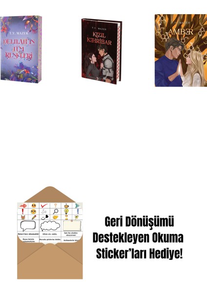 T. Y. Mazer 3 Kitap Set + Okuma Sticker'ları