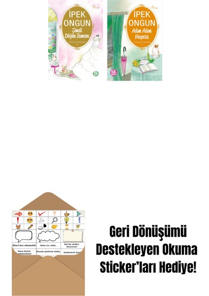 Şimdi Düğün Zamanı + Adım Adım Hayata + Okuma Sticker'ları