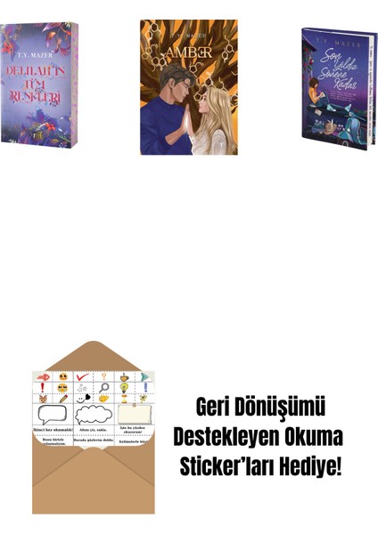 T. Y. Mazer 3 Kitap Set + Okuma Sticker'ları